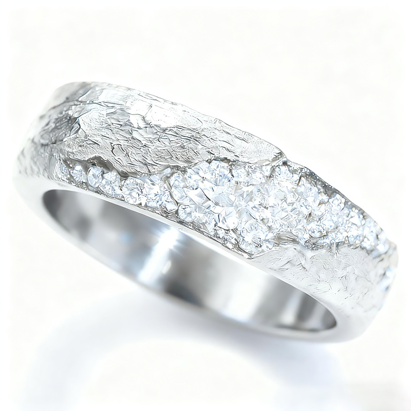 Sotiya Vintage Matte Finish Wedding Ring Unisex Band Sterling Silver-Sotiya