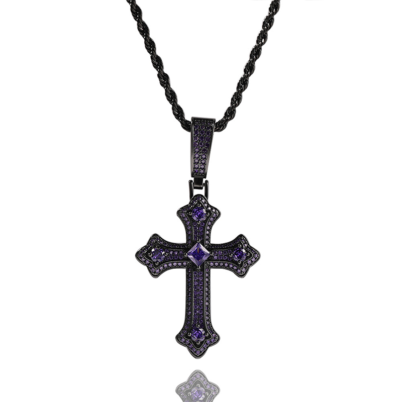 Sotiya Vintage Cross Design Faith Men's Necklace-Sotiya