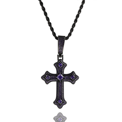 Sotiya Vintage Cross Design Faith Men's Necklace-Sotiya