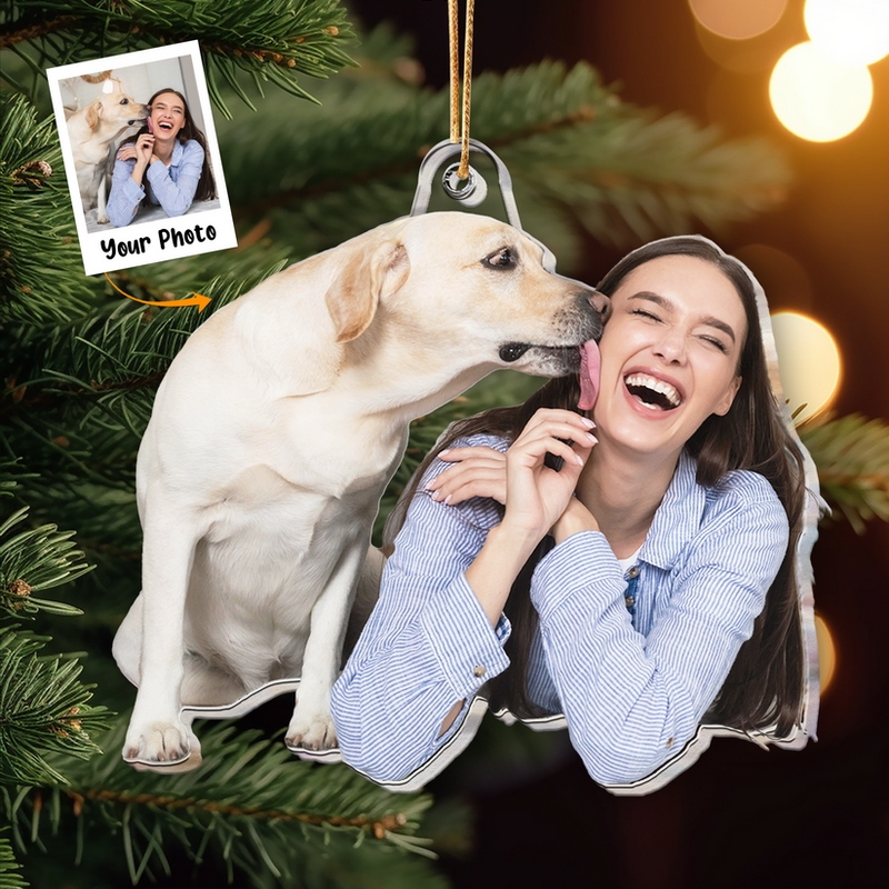Sotiya Personalized Christmas Decor Custom Photo Warm Christmas Gifts For Pet Lovers-Sotiya