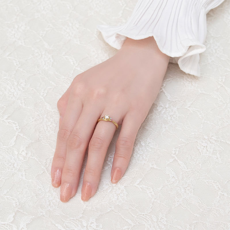 Sotiya Best Buds Oval Cut Aquamarine Scrump Wave Hawaiian Inspired Engagement Ring Sterling Silver-Sotiya