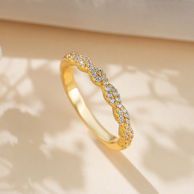 Sotiya Twist Women's Wedding Ring Sterling Silver