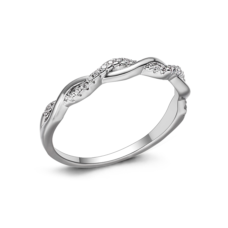 Sotiya Twist Women's Wedding Ring Sterling Silver-Sotiya