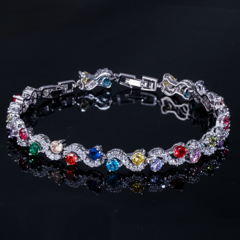 Sotiya Fashion Sparkling Tennis Bracelet-Sotiya