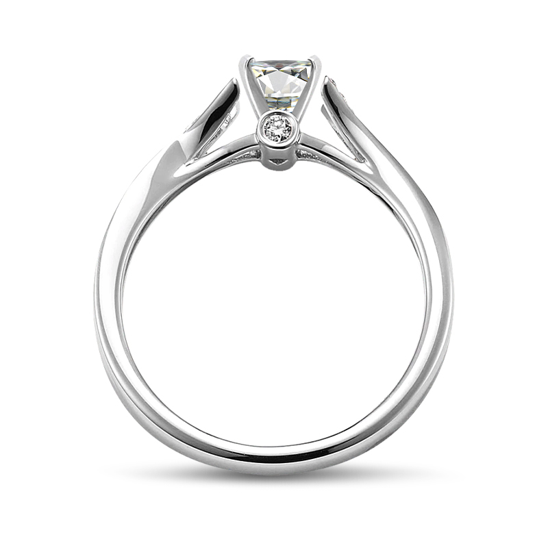 Sotiya Cathedral Oval Cut Engagement Ring Sterling Silver