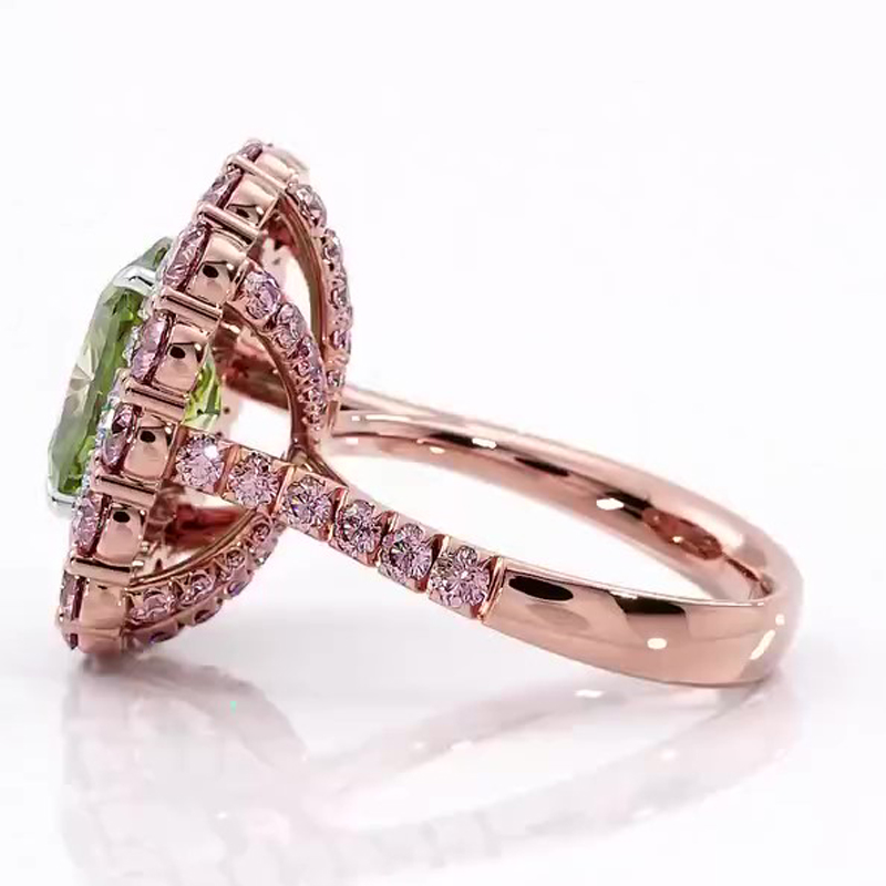 Sotiya Cathedral Cushion Cut Multi Colored Engagement Ring Sterling Silver-Sotiya