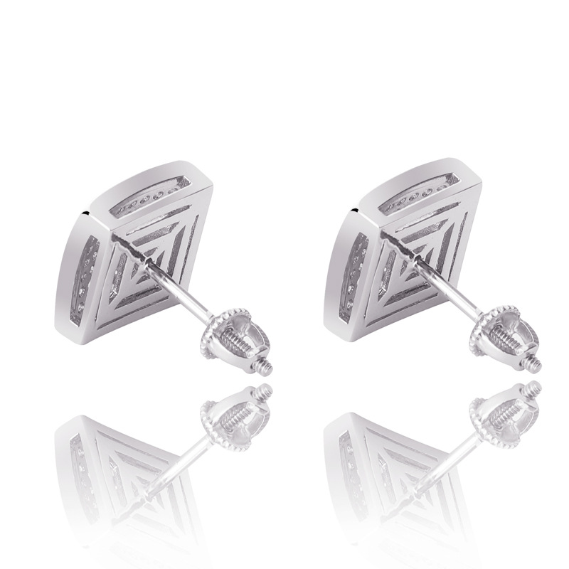 Sotiya Square Shape Men's Stud Earrings-Sotiya