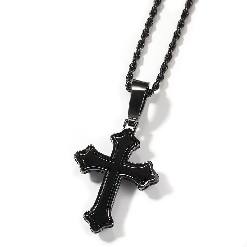Sotiya Vintage Cross Design Faith Men's Necklace-Sotiya