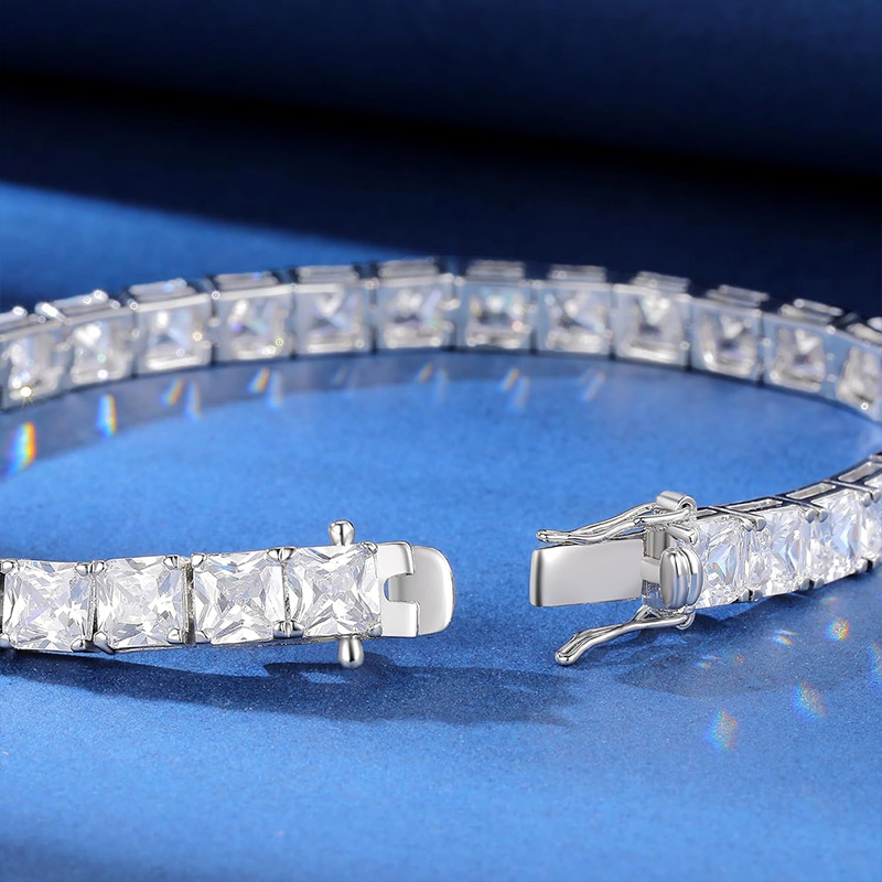 Sotiya Princess Cut Tennis Bracelet-Sotiya