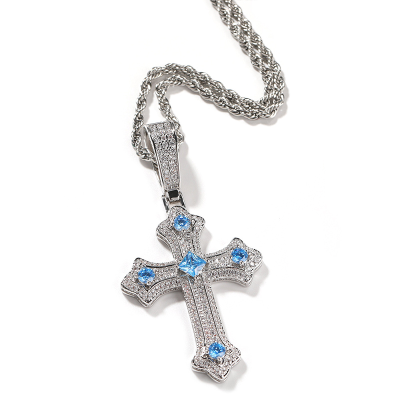 Sotiya Vintage Cross Design Faith Men's Necklace-Sotiya