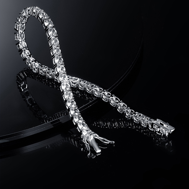 Sotiya 2mm Round Cut Tennis Bracelet-Sotiya