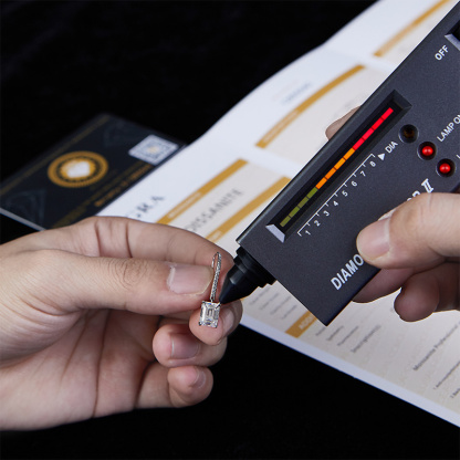 Sotiya Emerald Cut Moissanite Drop Earrings Sterling Silver-Sotiya