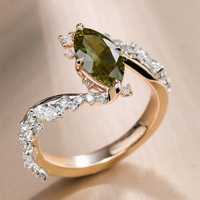 Sotiya Marquise Cut Bypass Engagement Ring Sterling Silver