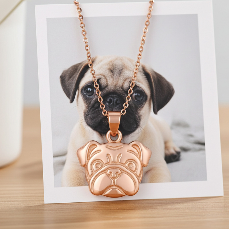 Sotiya Bulldog Pendant Necklace-Sotiya