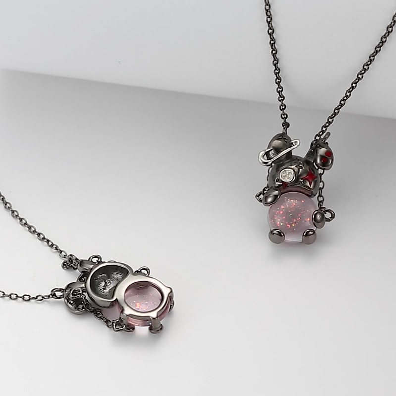 Sotiya Doll Bunny Necklace Sterling Silver-Sotiya