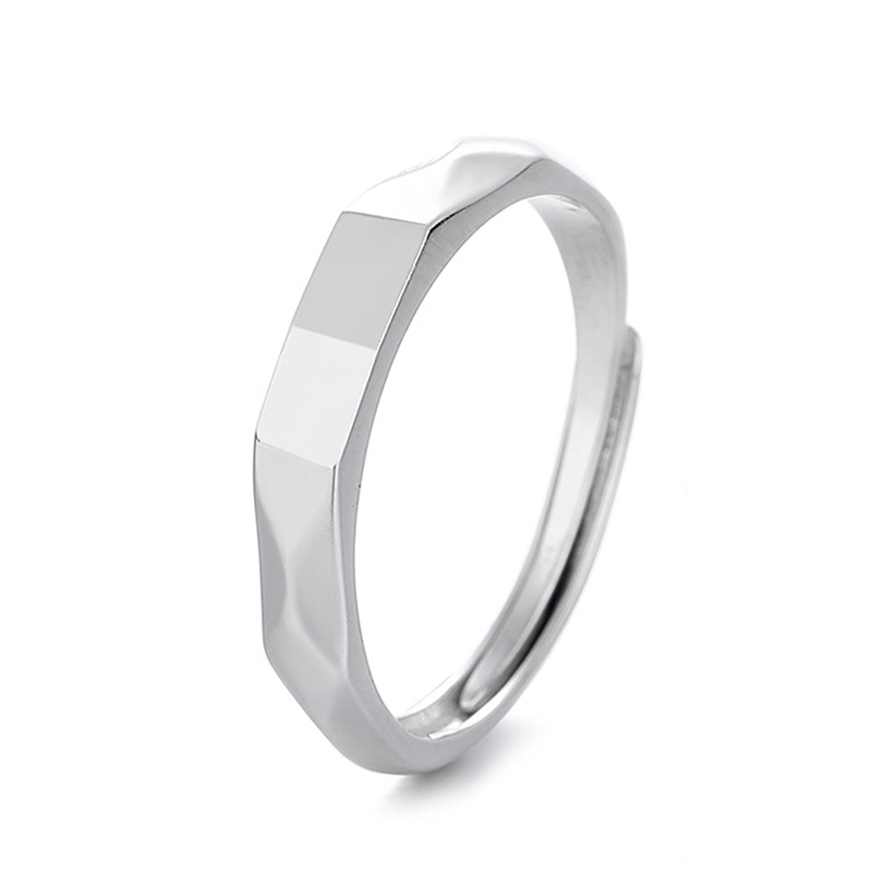 Sotiya "Love You" Secret Projection Adjustable Women's Wedding Ring Sterling Silver-Sotiya