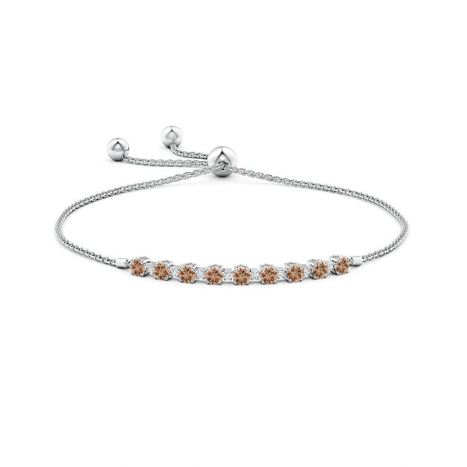 Sotiya Coffee Shiny Pullout Bracelet Sterling Silver-Sotiya