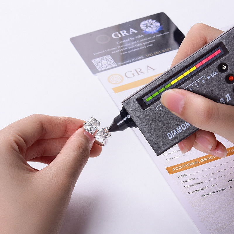 Sotiya Toi et Moi Radiant and Pear Cut Two Stone Moissanite Engagement Ring Sterling Silver-Sotiya