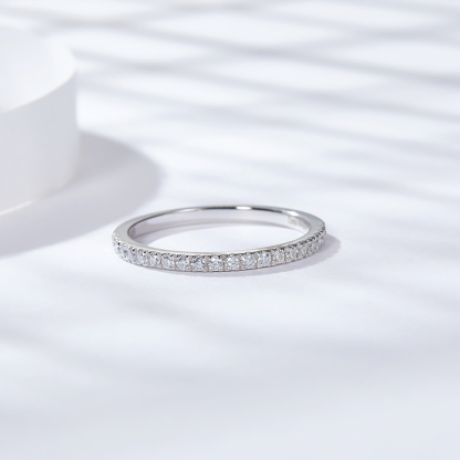 Sotiya Tri-tone Round Cut Moissanite Women's Wedding Ring Set Sterling Silver-Sotiya