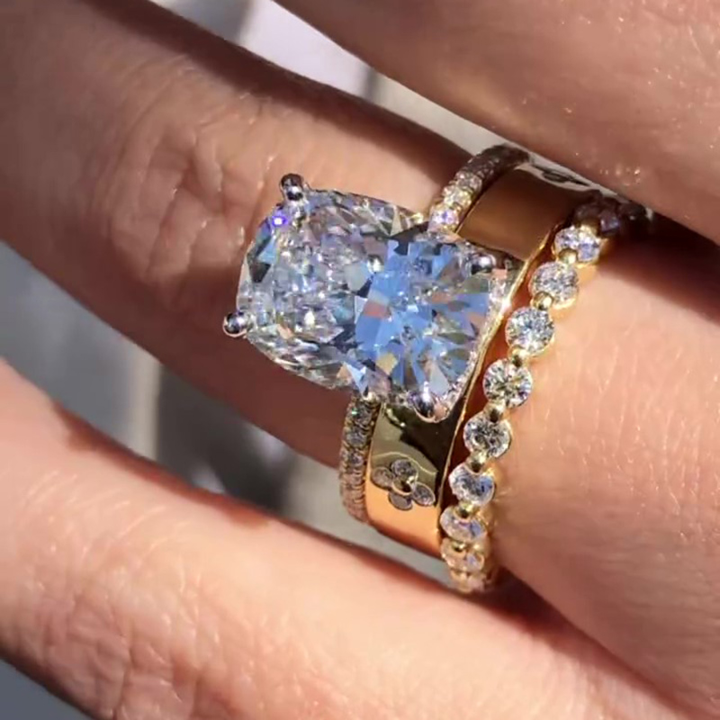 Sotiya Round Cut Eternity Ring Sterling Silver-Sotiya