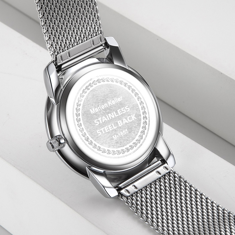 Sotiya Simple Waterproof Quartz Watch with Mesh Strap-Sotiya