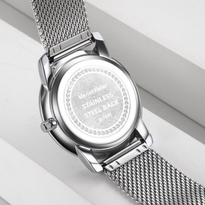 Sotiya Simple Waterproof Quartz Watch with Mesh Strap-Sotiya