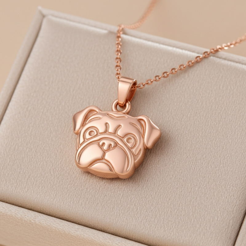 Sotiya Bulldog Pendant Necklace-Sotiya