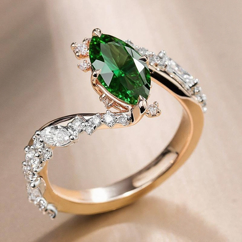 Sotiya Marquise Cut Bypass Engagement Ring Sterling Silver