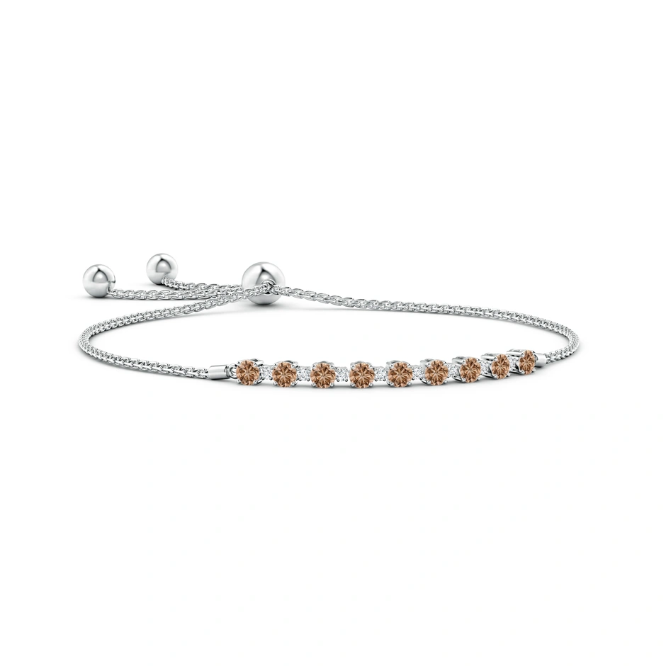 Sotiya Coffee Shiny Pullout Bracelet Sterling Silver-Sotiya