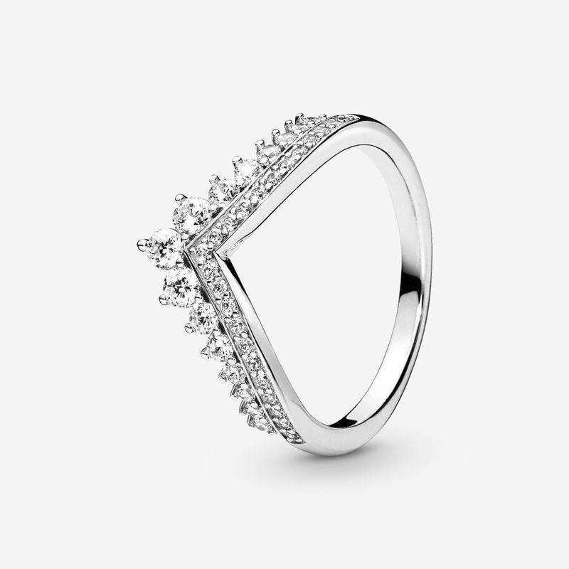 Sotiya V Shape Crown Design Women's Wedding Ring Kellie Contour Band Sterling Silver-Sotiya