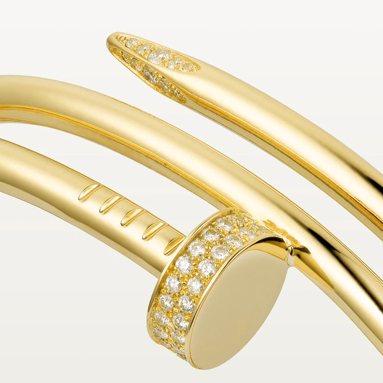 Juste Un Clou Diamond Yellow Gold Bracelet
