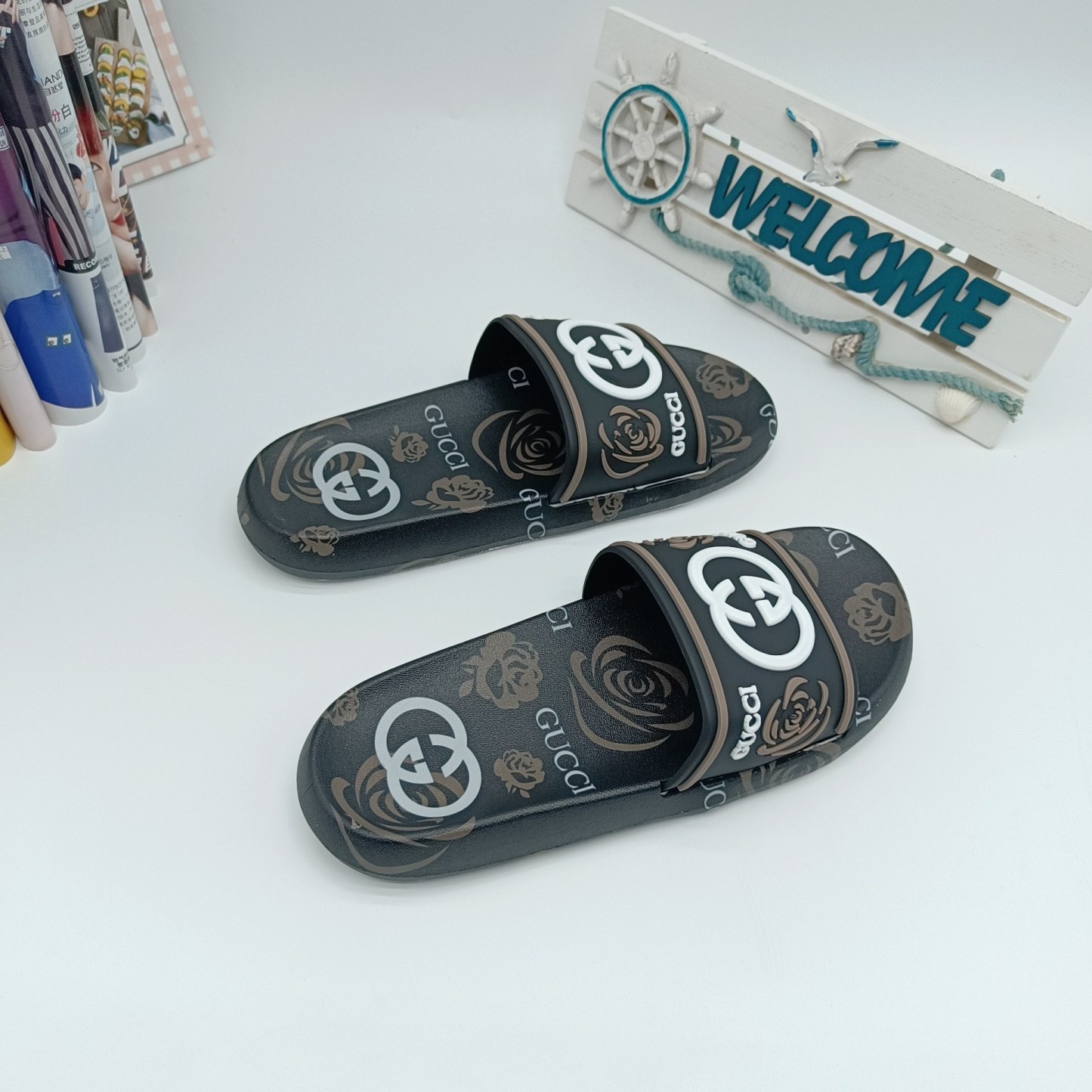 Women Supreme Sheepskin Platform Slides