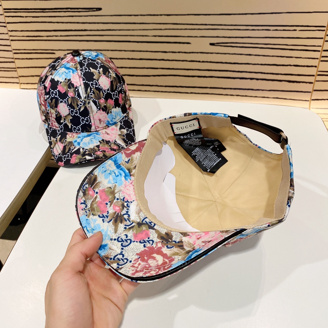 SUPREME FLORA PRINT BASEBALL HAT