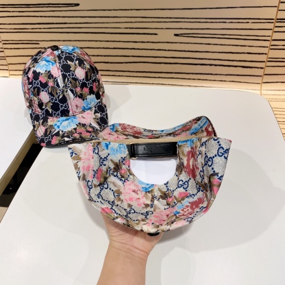 SUPREME FLORA PRINT BASEBALL HAT