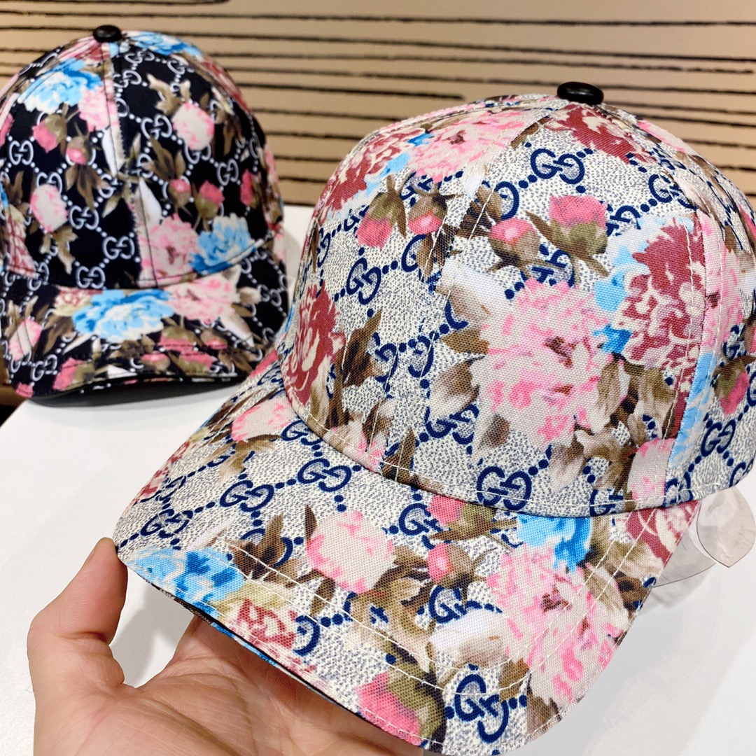 SUPREME FLORA PRINT BASEBALL HAT