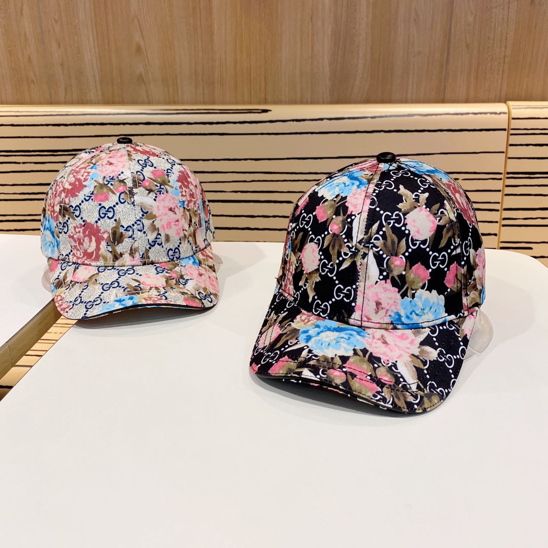 SUPREME FLORA PRINT BASEBALL HAT