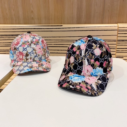 SUPREME FLORA PRINT BASEBALL HAT