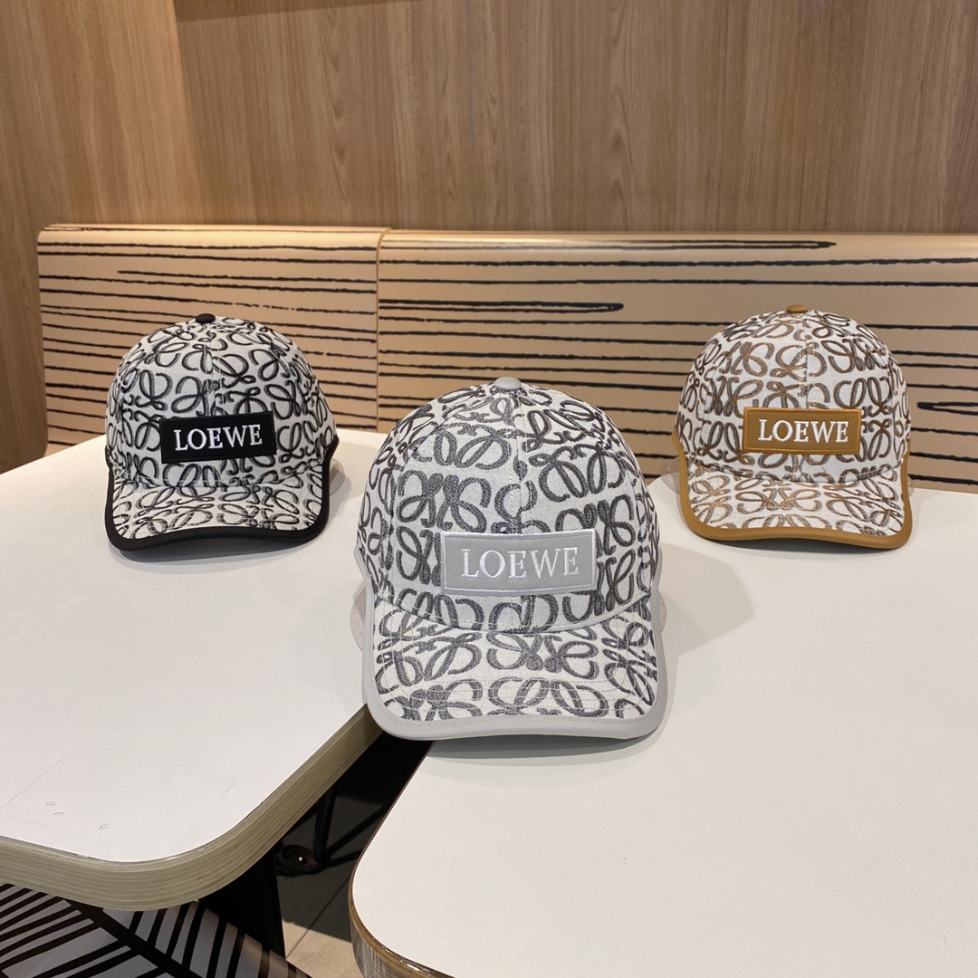 Anagram Embroidery Baseball Cap Canvas