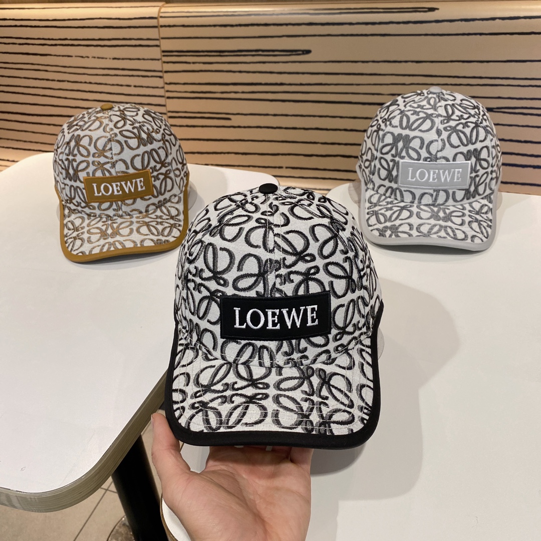 Anagram Embroidery Baseball Cap Canvas