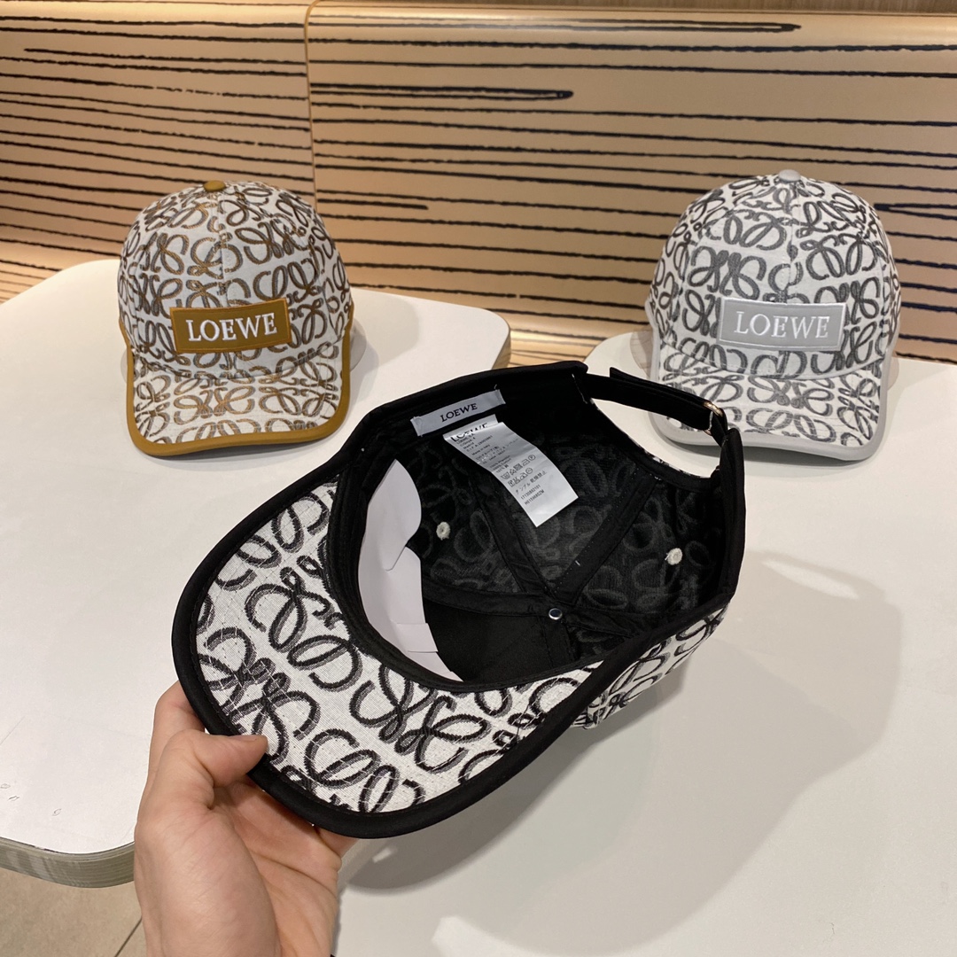 Anagram Embroidery Baseball Cap Canvas