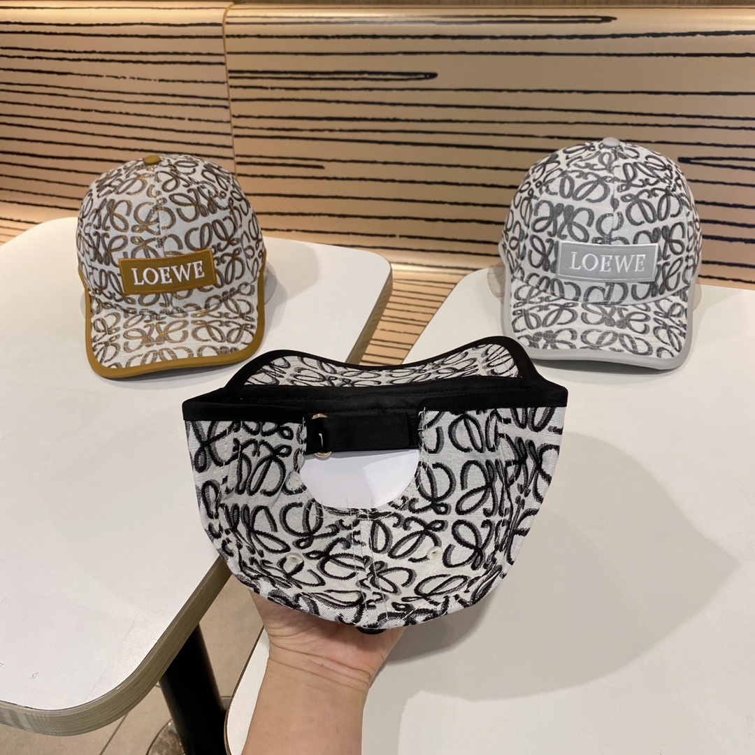 Anagram Embroidery Baseball Cap Canvas