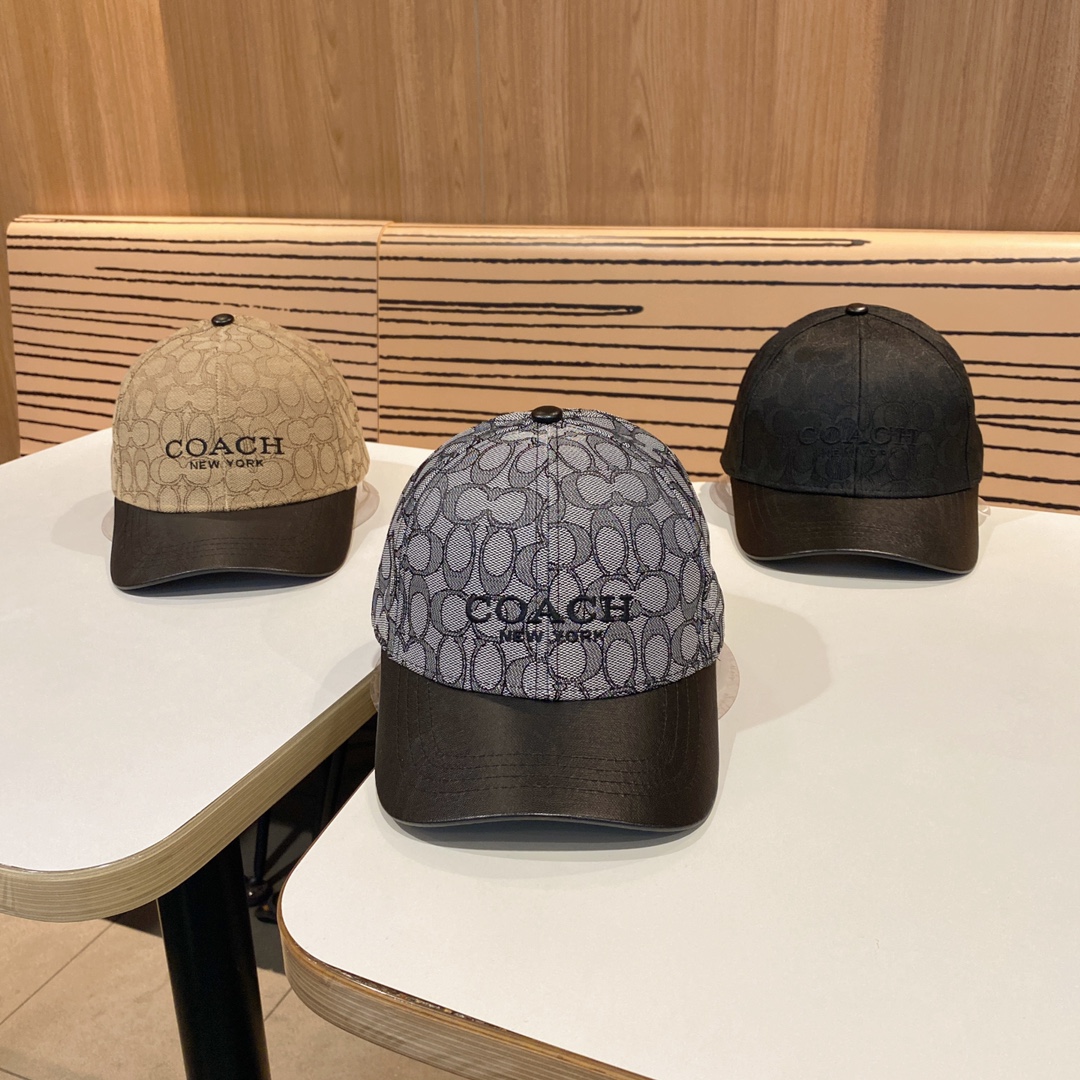 Women's Signature C Jacquard Denim Baseball Cap