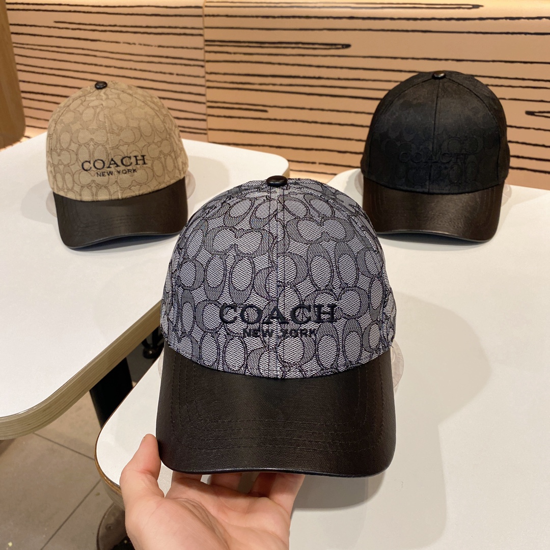 Women's Signature C Jacquard Denim Baseball Cap