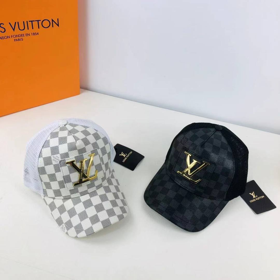 Metal LOGO printed baseball mesh cap