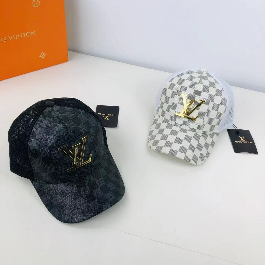 Metal LOGO printed baseball mesh cap
