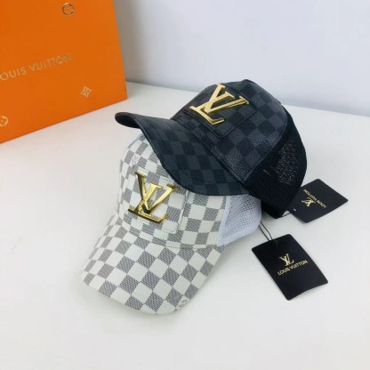 Metal LOGO printed baseball mesh cap