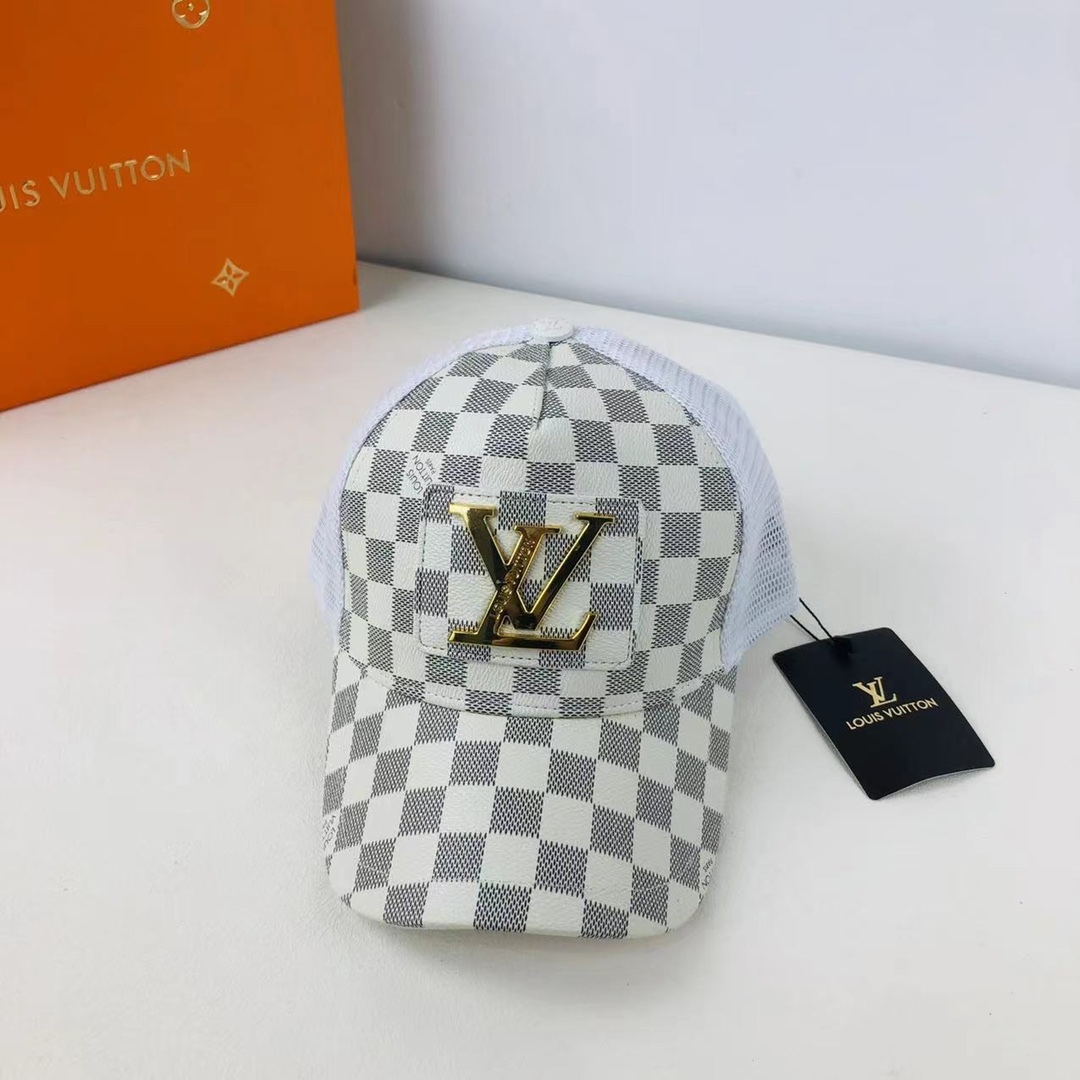 Metal LOGO printed baseball mesh cap