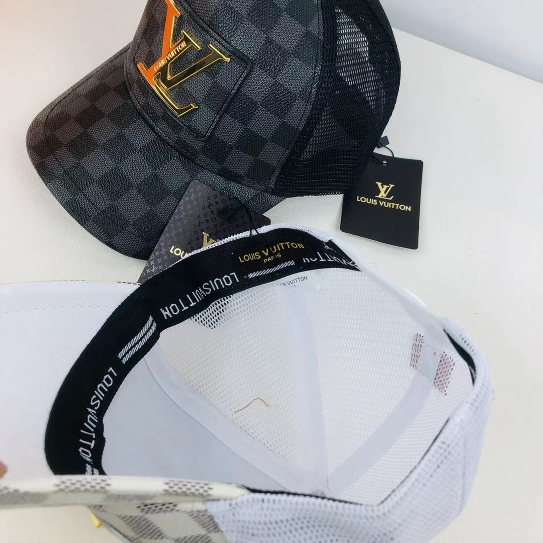 Metal LOGO printed baseball mesh cap
