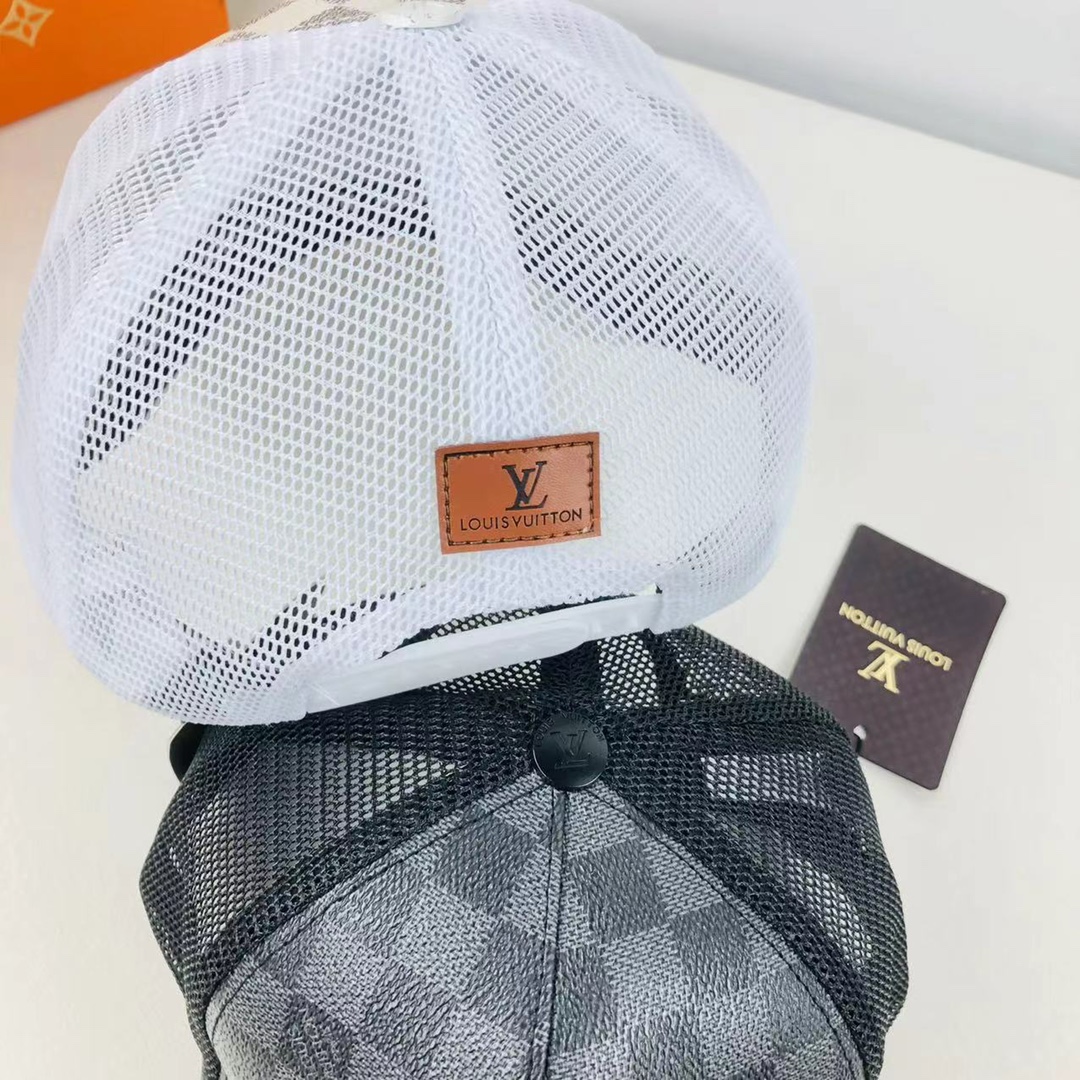 Metal LOGO printed baseball mesh cap