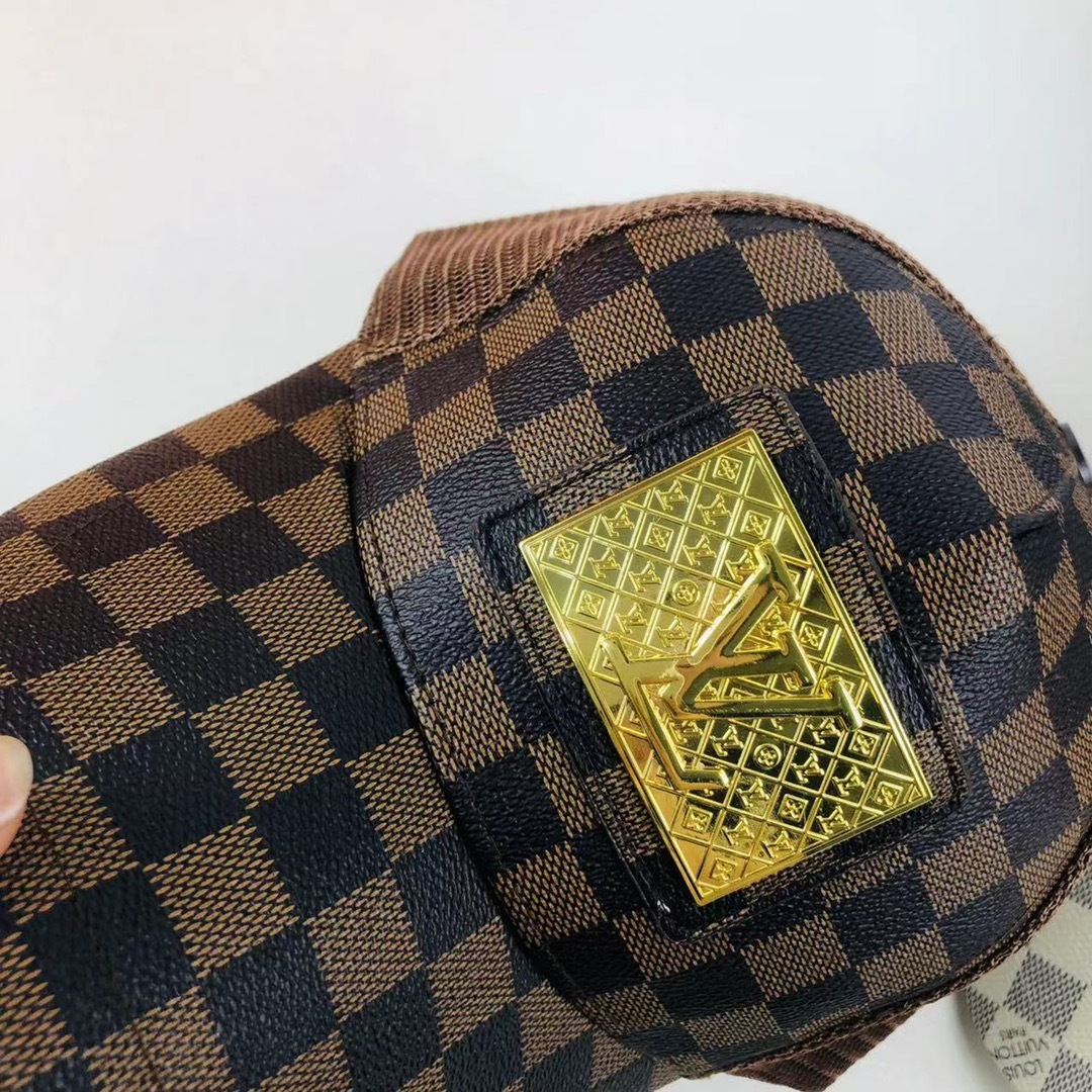 Metal LOGO Color Block Print Baseball Mesh Cap